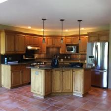 Bold and Beautiful Kitchen Cabinet Spray Project in Winnipeg, Manitoba 0